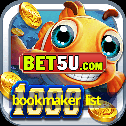 bookmaker list